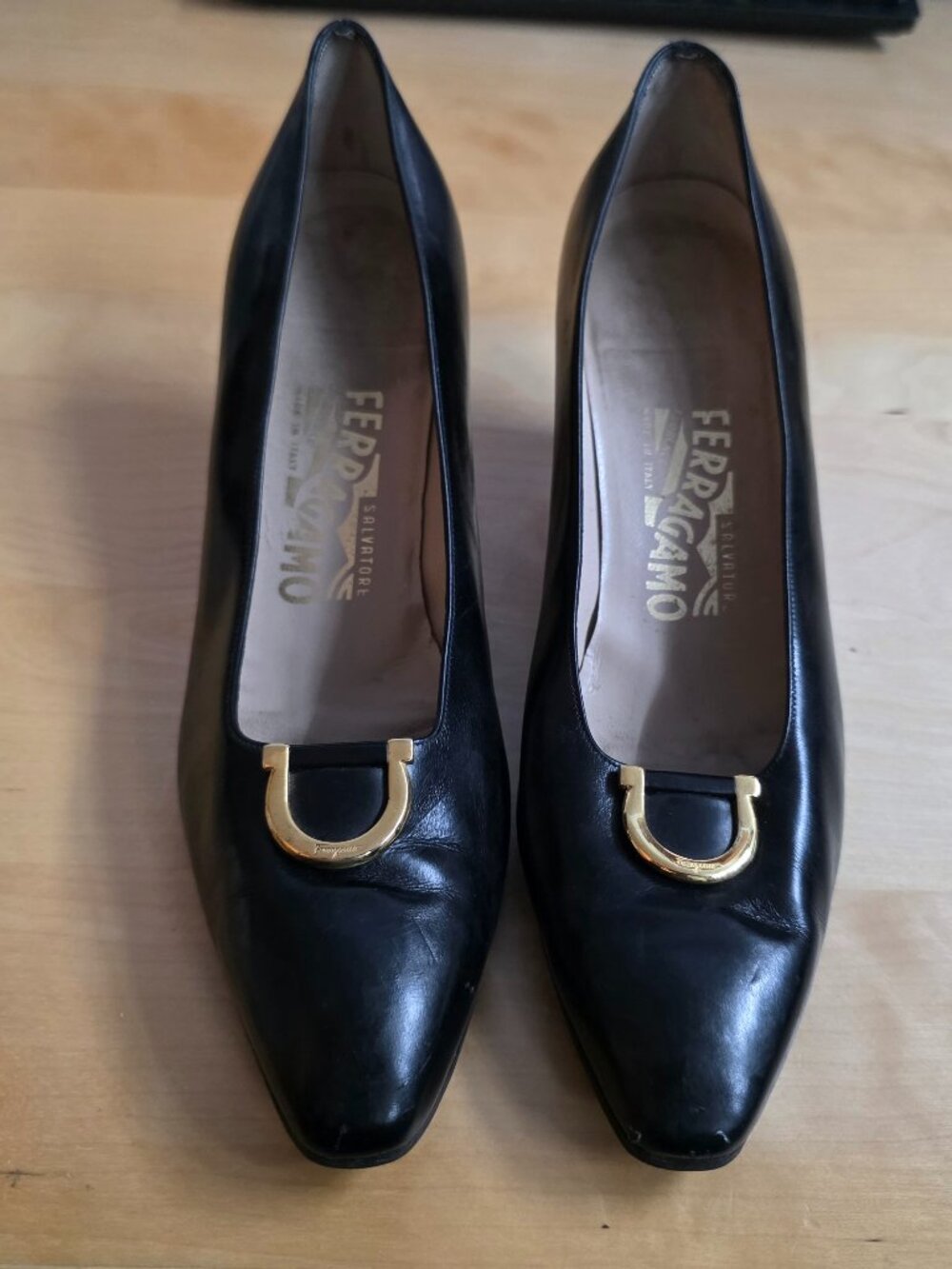 Ferragamo Leather Heels